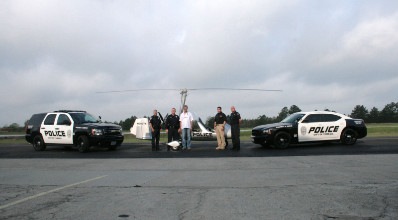 Illustration for article titled Flying the police aircraft of the future